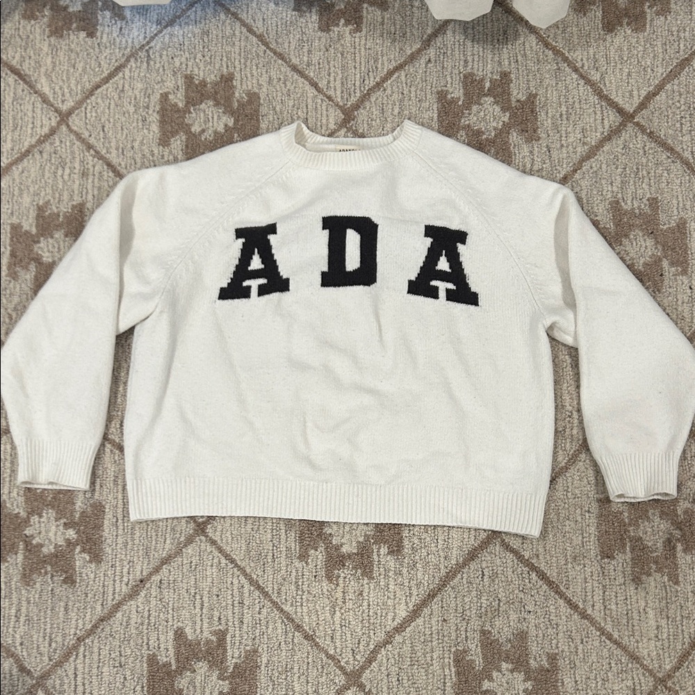 Adanola oversized knit sweatshirt size small